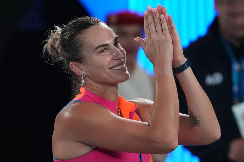 Aryna Sabalenka credits her new dog with 'mental health support'