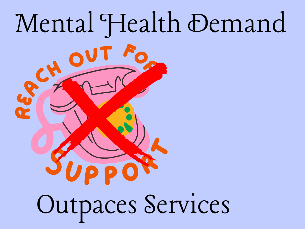Mental health demand outpaces services