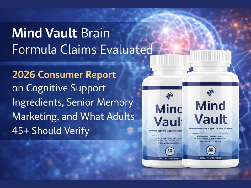 Mind Vault Brain Formula Claims Evaluated: 2026 Consumer Report Examines Cognitive Support Ingredient Research, Senior Memory Marketing, and What Adults 45+ Should Verify