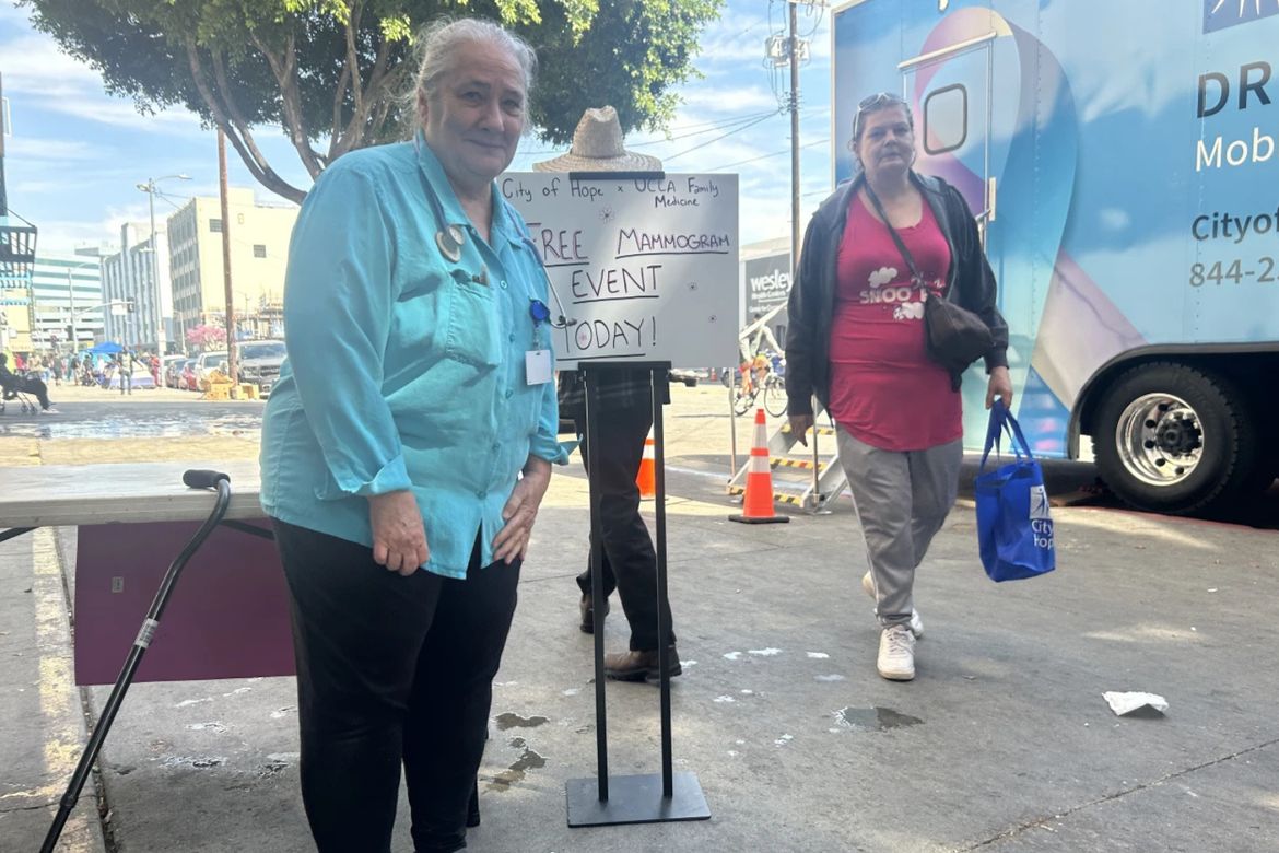 Mobile mammogram unit visits Skid Row, where women’s health services are scarce — and more media coverage of UCLA