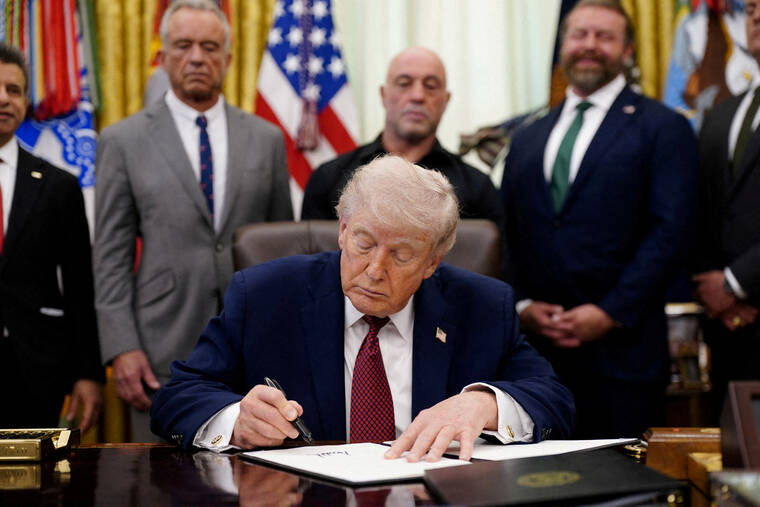 Trump signs order to accelerate access to psychedelic drug treatments