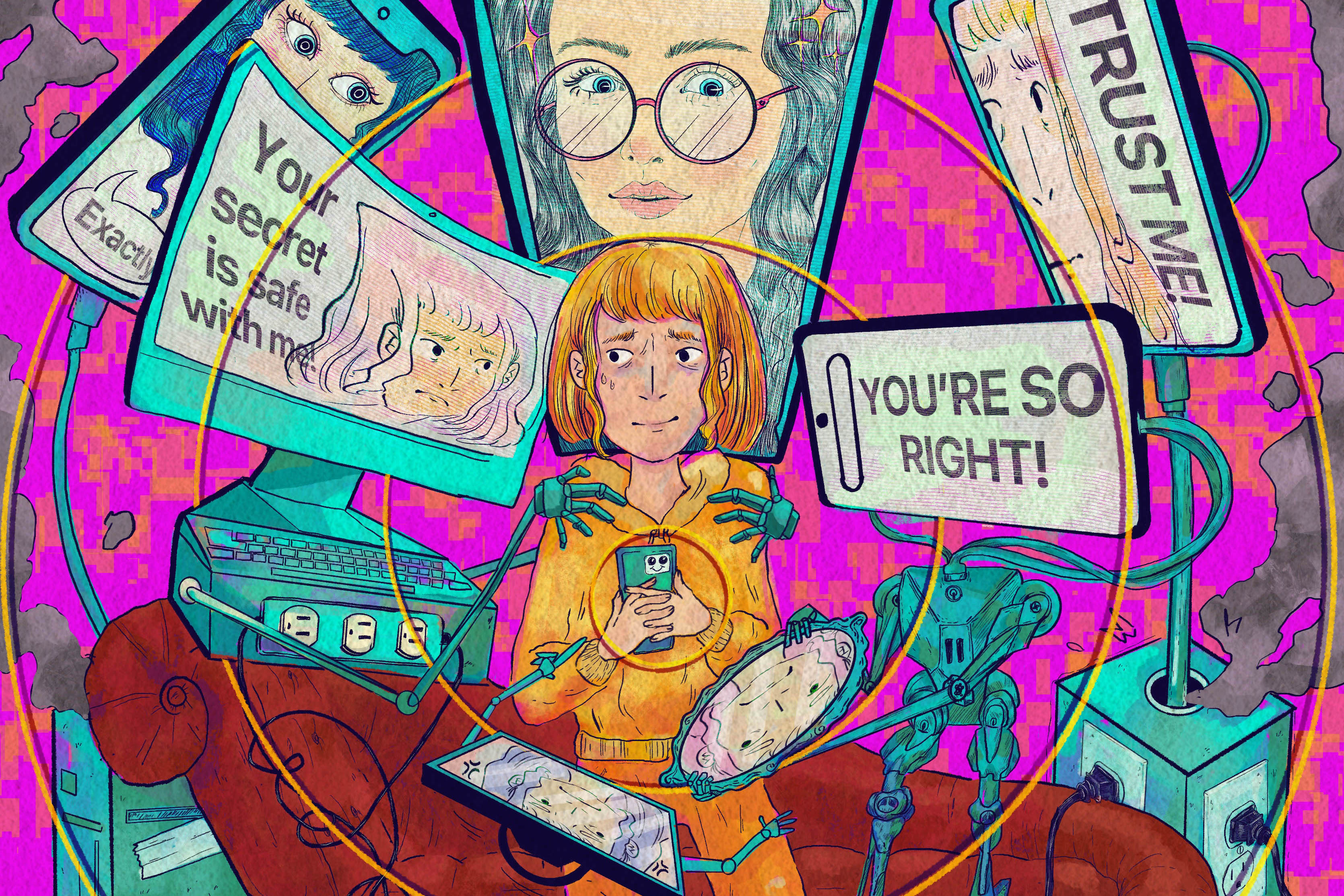 Your New Therapist: Chatty, Leaky, and Hardly Human