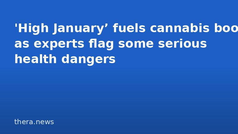 'High January’ fuels cannabis boom as experts flag some serious health dangers