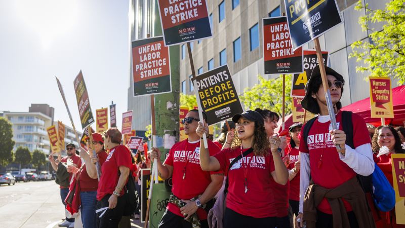 Northern California Kaiser Therapists Hold 1-Day Strike Over AI, Patient Care Concerns
