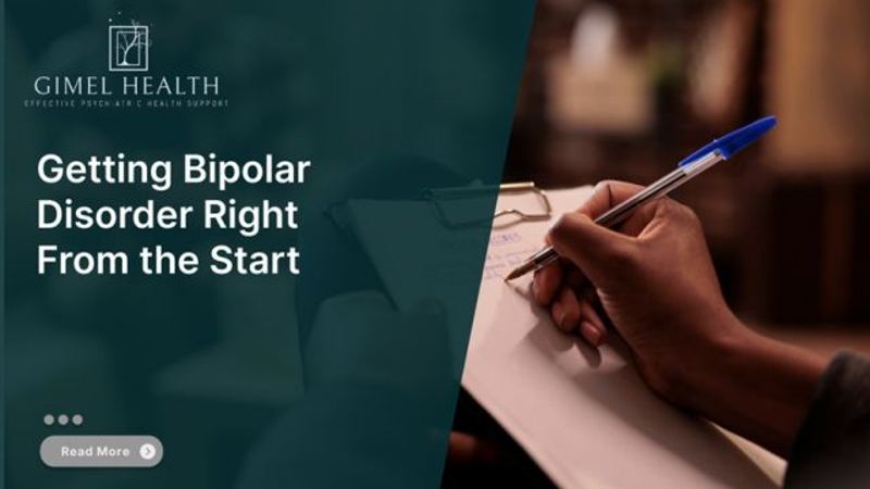 Getting Bipolar Disorder Right From the Start