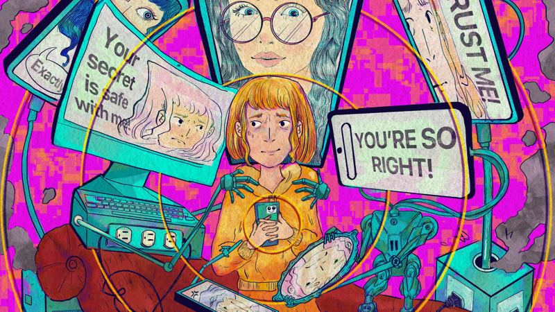 Your New Therapist: Chatty, Leaky, and Hardly Human