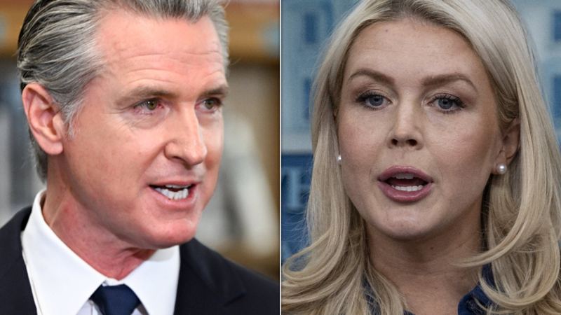 Gavin Newsom Roasts Karoline Leavitt’s Awkward Take On Trump’s Mental Health Order