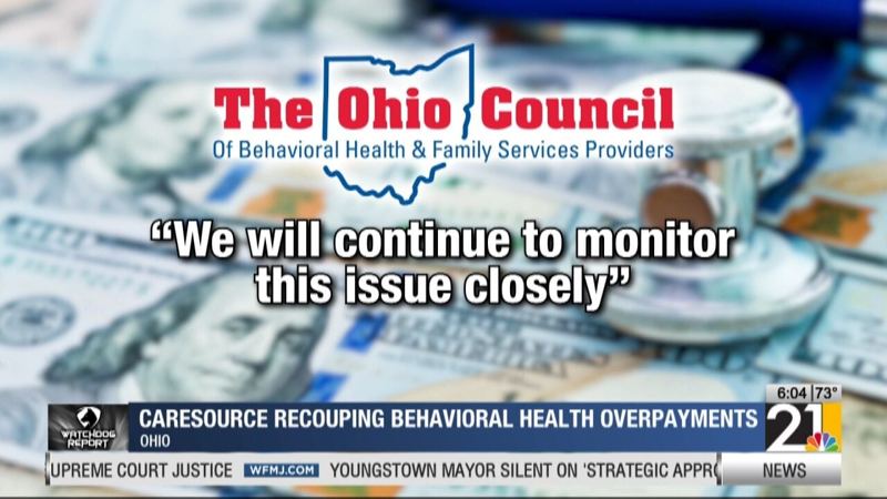 CareSource clawing back overpayments to some behavioral health providers