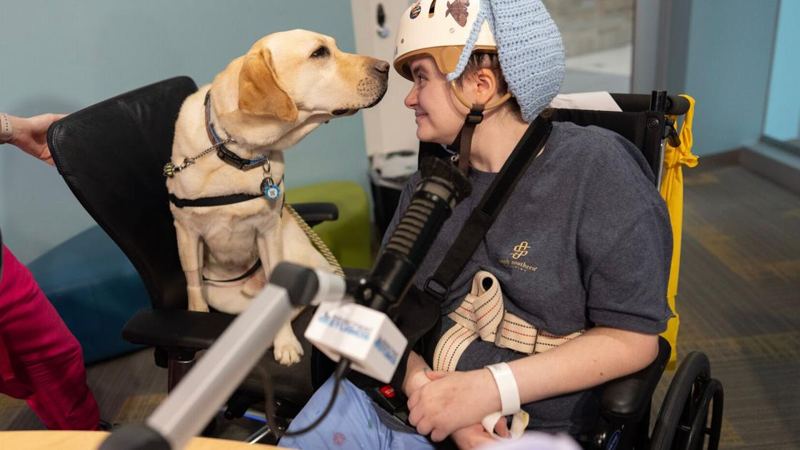 Good dog! More children’s hospitals turn to furry caregivers to help kids heal
