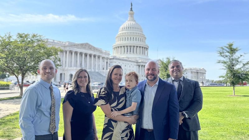 St. Joseph's Children's Hospital Cancer Survivor Advocates for Children's Health Care on Capitol Hill